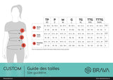 Brava Custom Size Chart