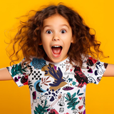 ENFANTS - MAILLOT EN MESH MANCHES COURTES 